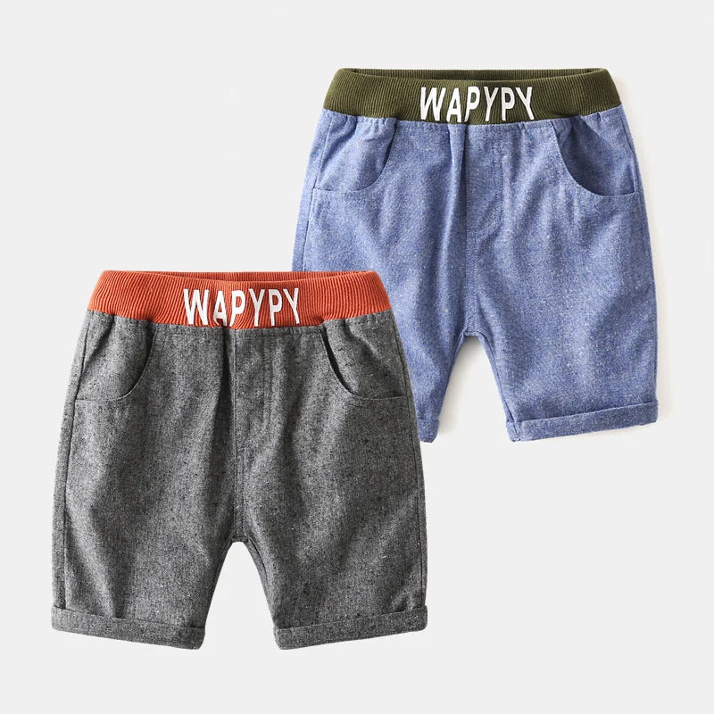 Baby Kid Boys Letters Color-blocking Shorts Wholesale 230317258