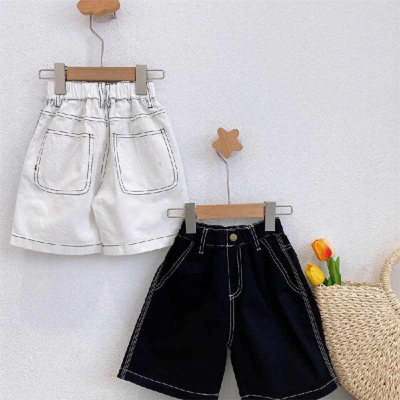 Baby Kid Boys Solid Color Shorts Wholesale 230328211