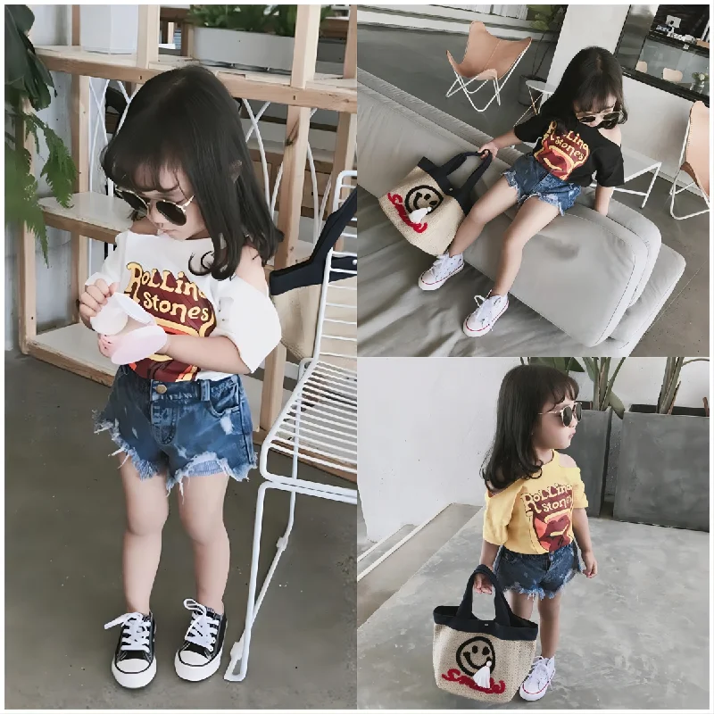 Baby Kid Girls Letters Print T-Shirts Wholesale 230413550