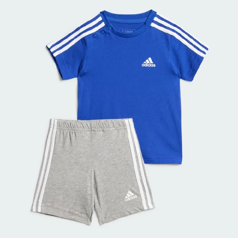 ADIDAS KID'S ESSENTIALS BLUE/GREY SET