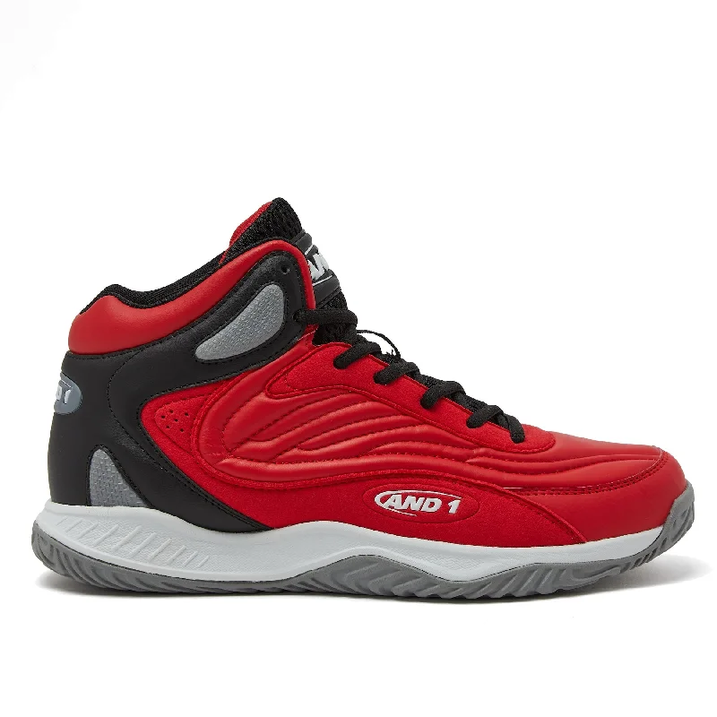 AND 1 JUNIOR PULSE 3.0 RED/BLACK BASKETBALL SHOE