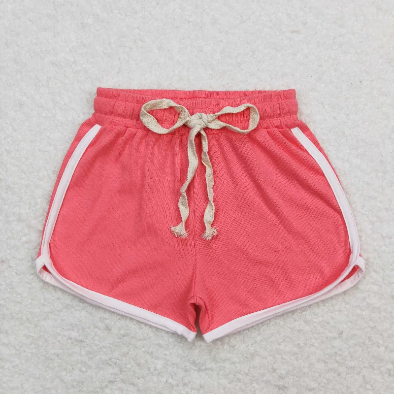 Baby Girl Summer Watermelon Red Cotton Shorts