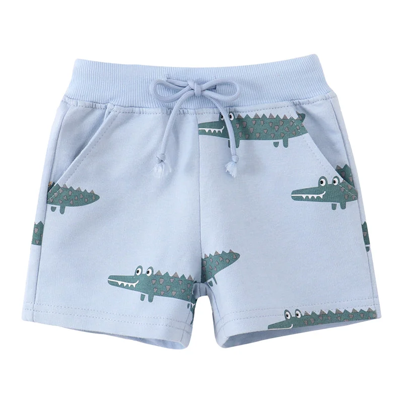 Baby Kid Boys Animals Cartoon Print Shorts Wholesale 220323283