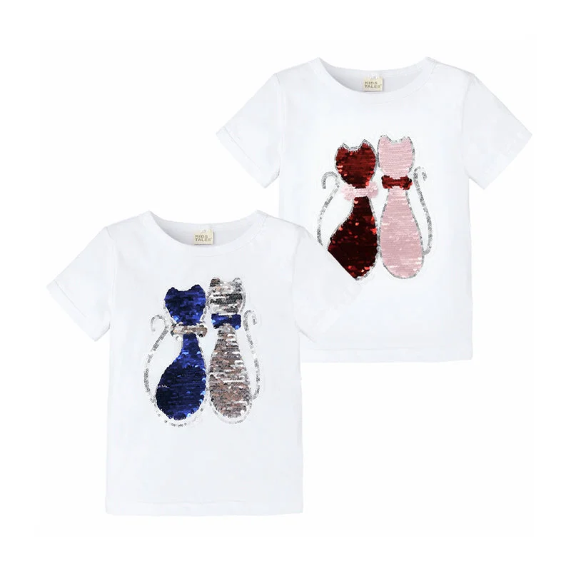 Baby Kid Girls Animals Cartoon Print T-Shirts Wholesale 22030854