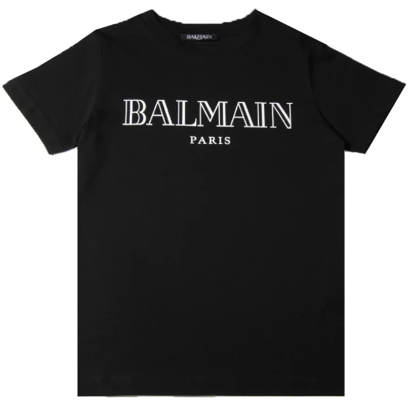 Balmain Kids Black T-Shirt