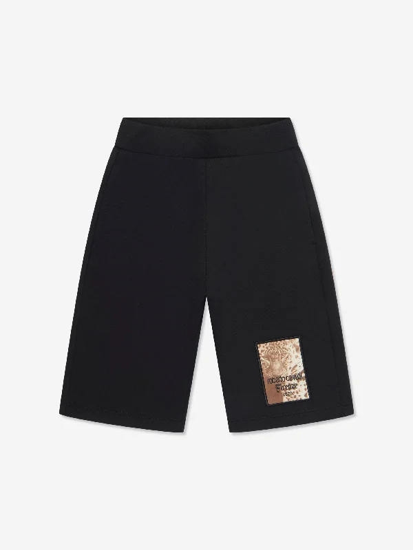 Roberto Cavalli Boys Bermuda Shorts in Black