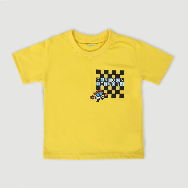 Boys Half Sleeves T-Shirt - Yellow