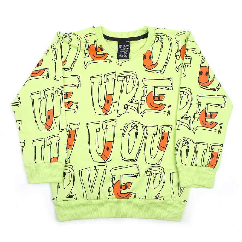 Boys Full Sleeves T-Shirt - Green