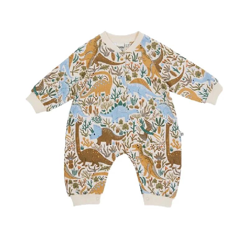 Dino Roar Terry Romper