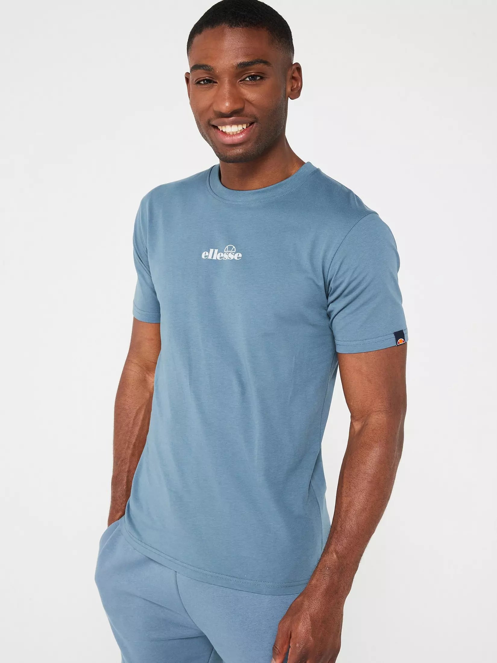 ELLESSE MEN'S OLLIIO BLUE TEE