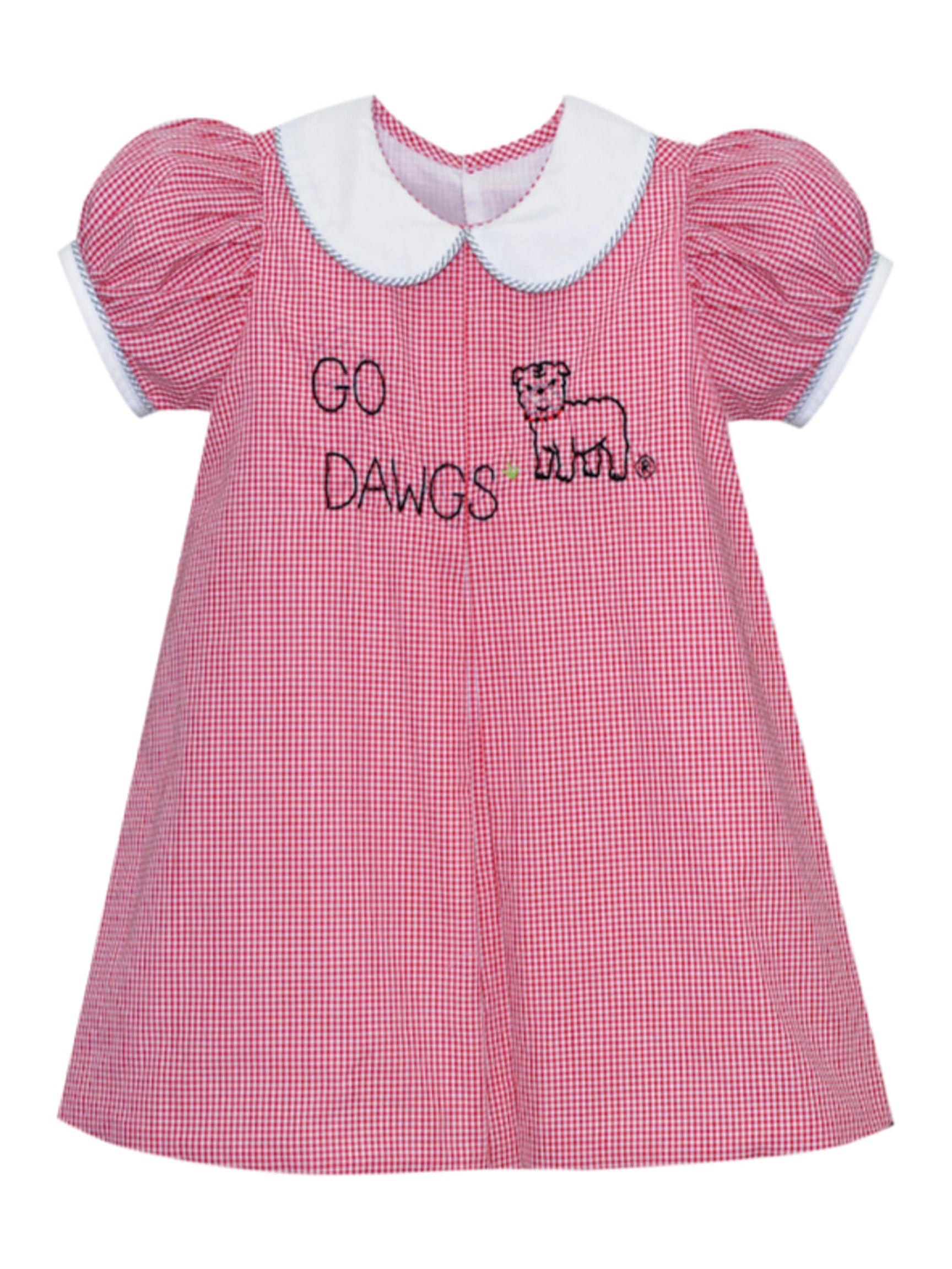 Embroidered "Go Dawgs" Dress