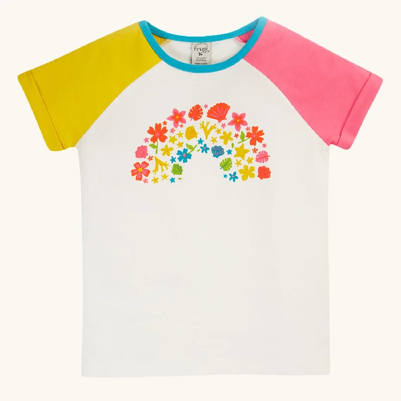 Frugi Nyomi Raglan T-Shirt - Rainbow