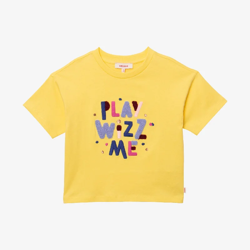 Girls' yellow T-shirt