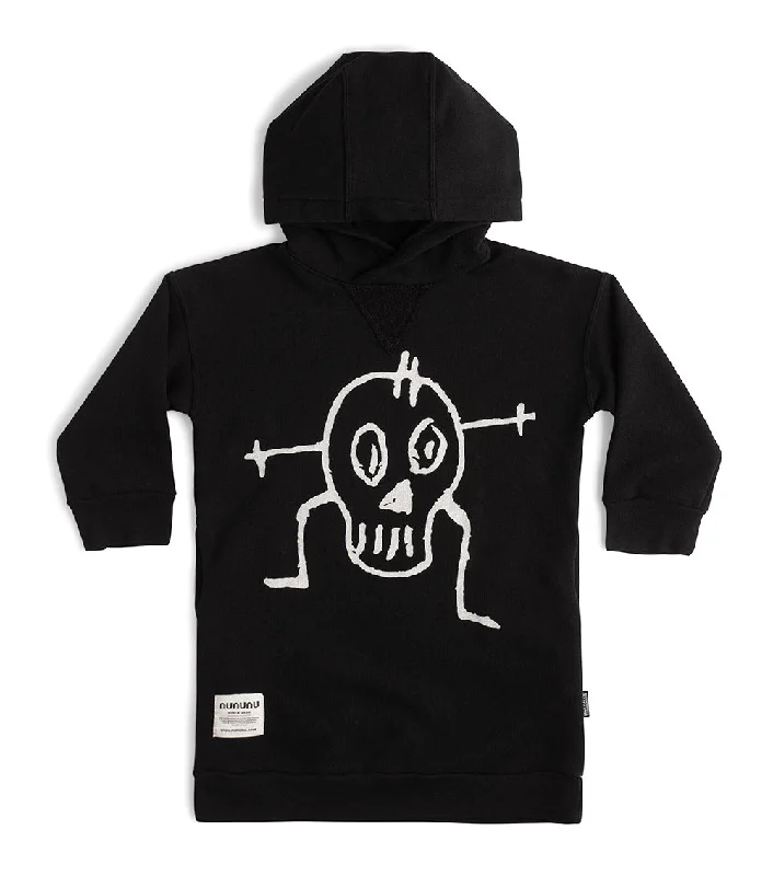 goofy skull hooded dress