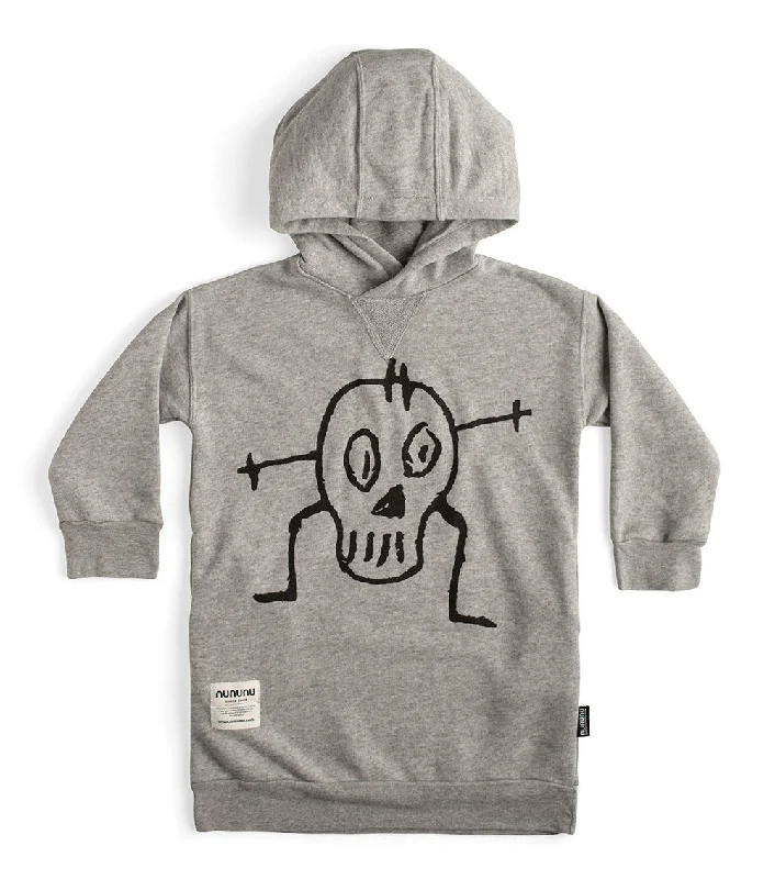 goofy skull hooded dress