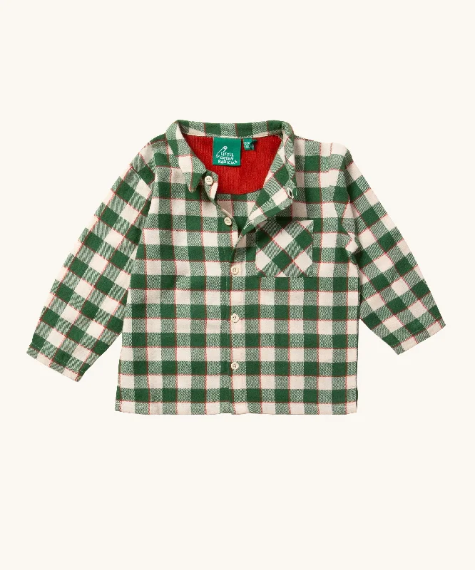 LGR Check Long Sleeve Shirt - Fern Green