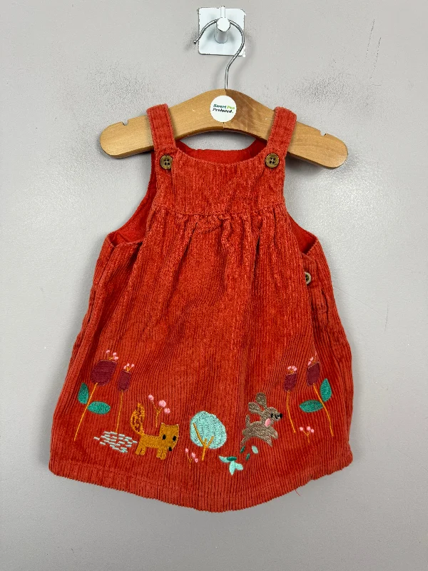 M&S Cinder Cord Dress 3-6m