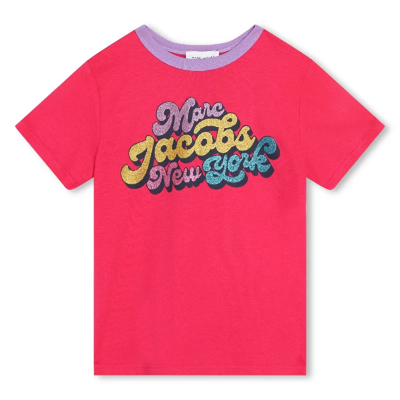 Pink Logo Graphic T-Shirt