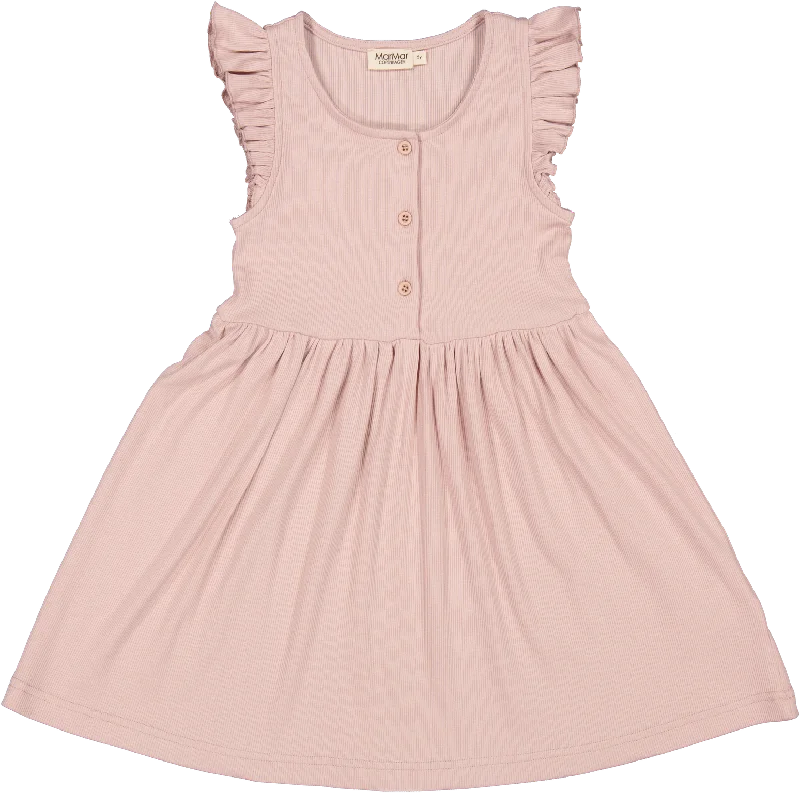 MarMar Copenhagen Dova Frill Dress - Faded Rose