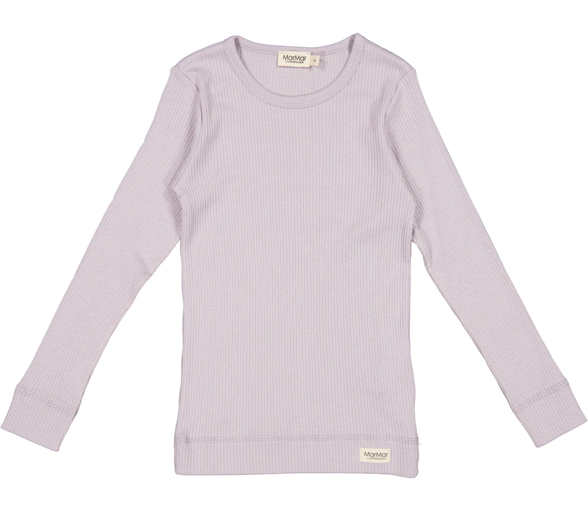 MarMar Plum Dust Long Sleeve Ribbed T-Shirt