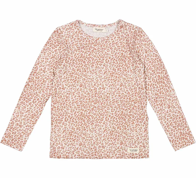 MarMar Rose-Brown Leopard Print Long Sleeve Top