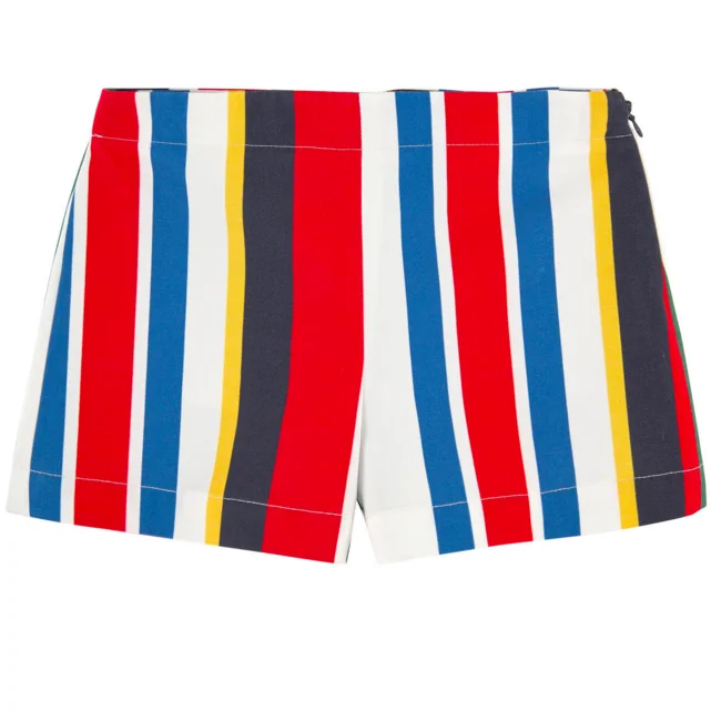 Marni Girls Striped Colorful Shorts