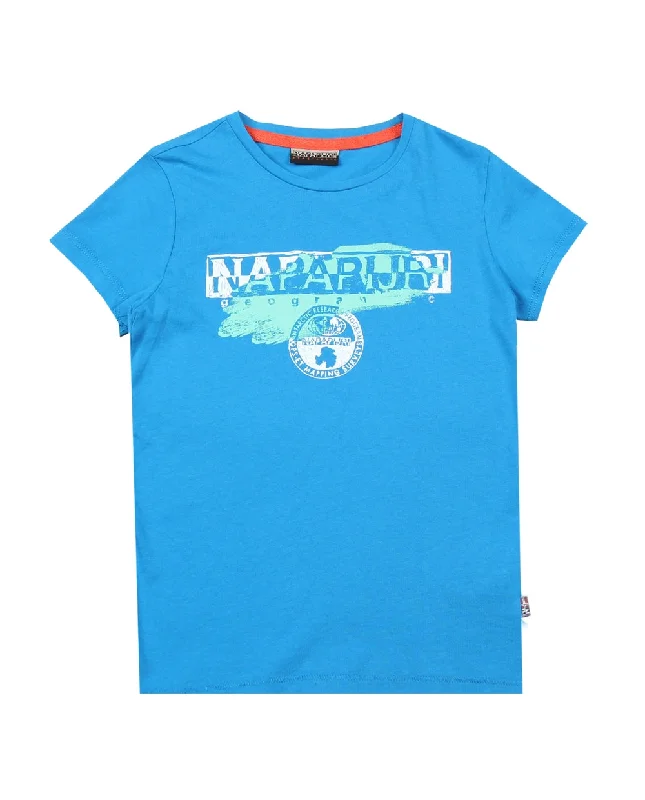 Napapijri Junior Turquoise Shadow T-Shirt