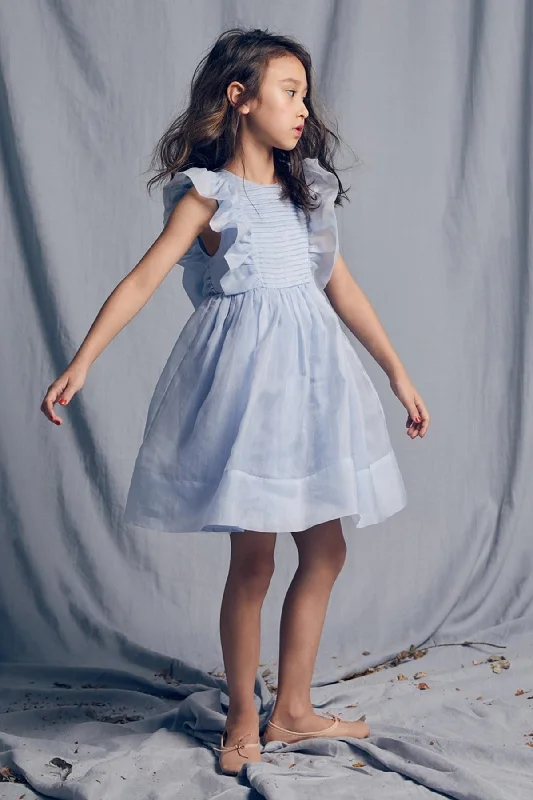 Nellystella Mae Silk Girls Dress - Seattle