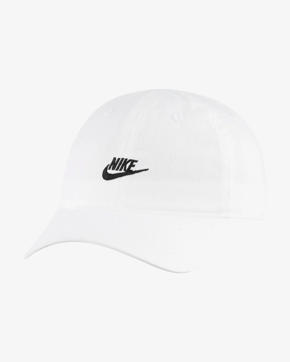 NIKE JUNIOR FUTURA CURVED BRIM WHITE CAP