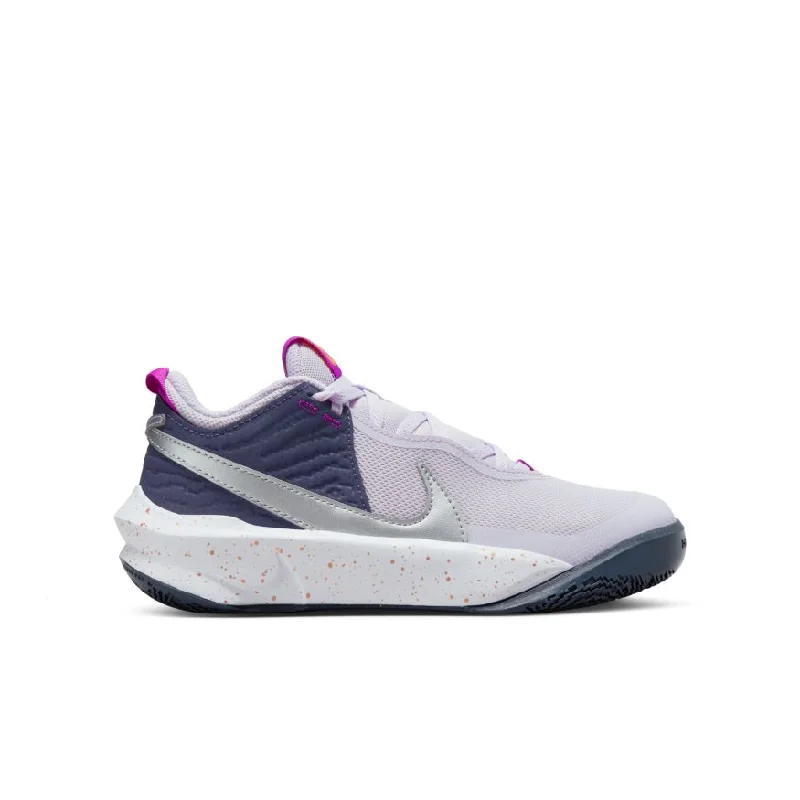 NIKE JUNIOR TEAM HUSTLE D 10 SE PURPLE/WHITE BASKETBALL SHOES