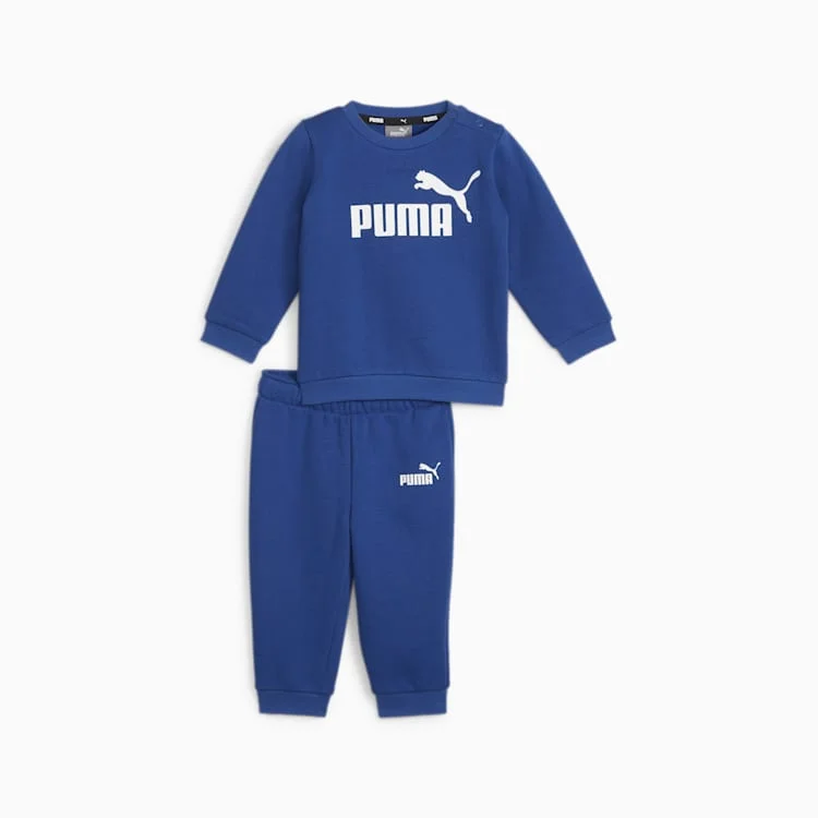 PUMA INFANTS BLUE ESSENTIALS MINICATS JOGGER SUIT