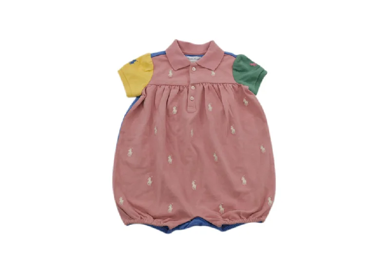 Ralph Lauren, Baby Girls Romper, 9-12 Months