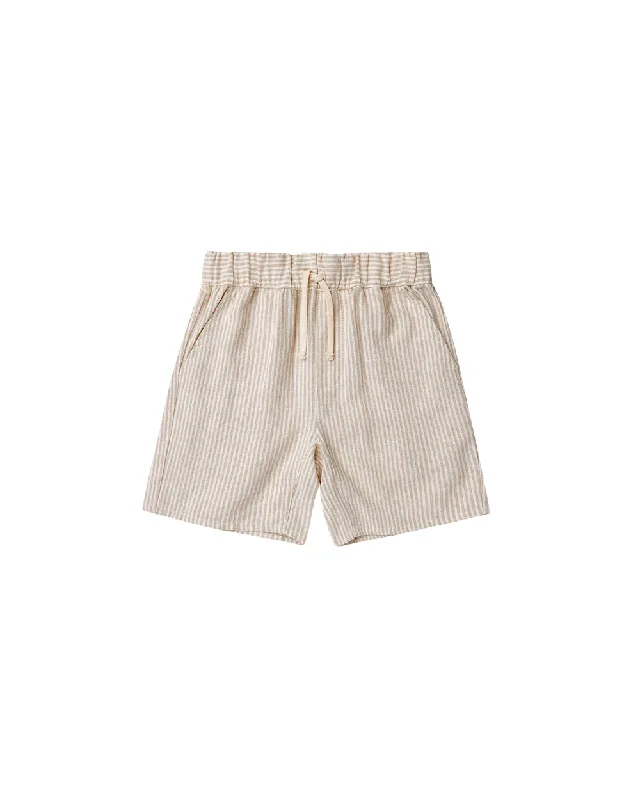 Rylee + Cru Bermuda Short - Sand Stripe