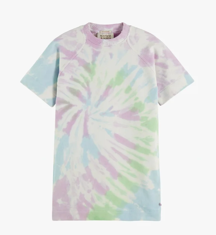 Scotch & Soda Girls Sweat Dress - Tie-Dye