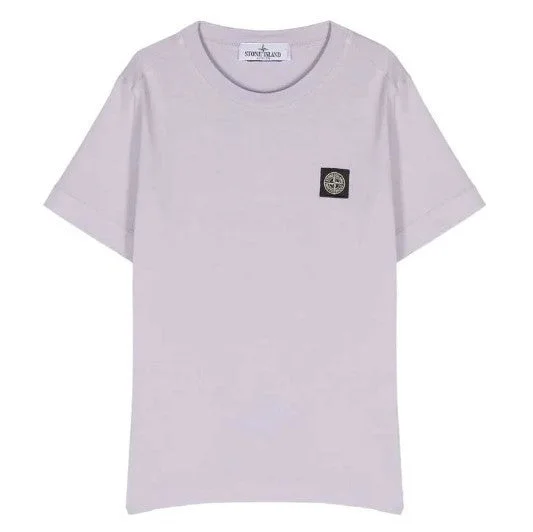 Purple Short Sleeve Logo Patch T Shirt