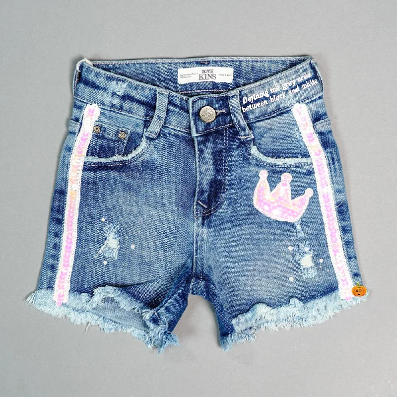 Stylish Denim Shorts for Girls and Kids