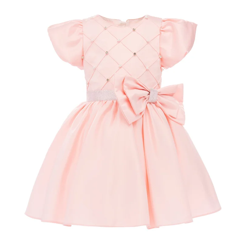 Pink Sevilla Teacup Bow Dress