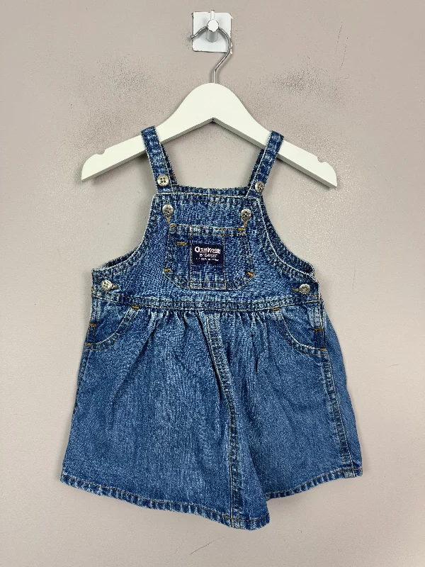 Vintage Oshkosh Denim Dress 12m