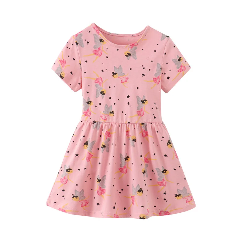 Baby Kid Girls Cartoon Dresses Wholesale 220323315