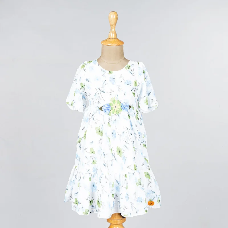 Floral Cotton Frock for Girls