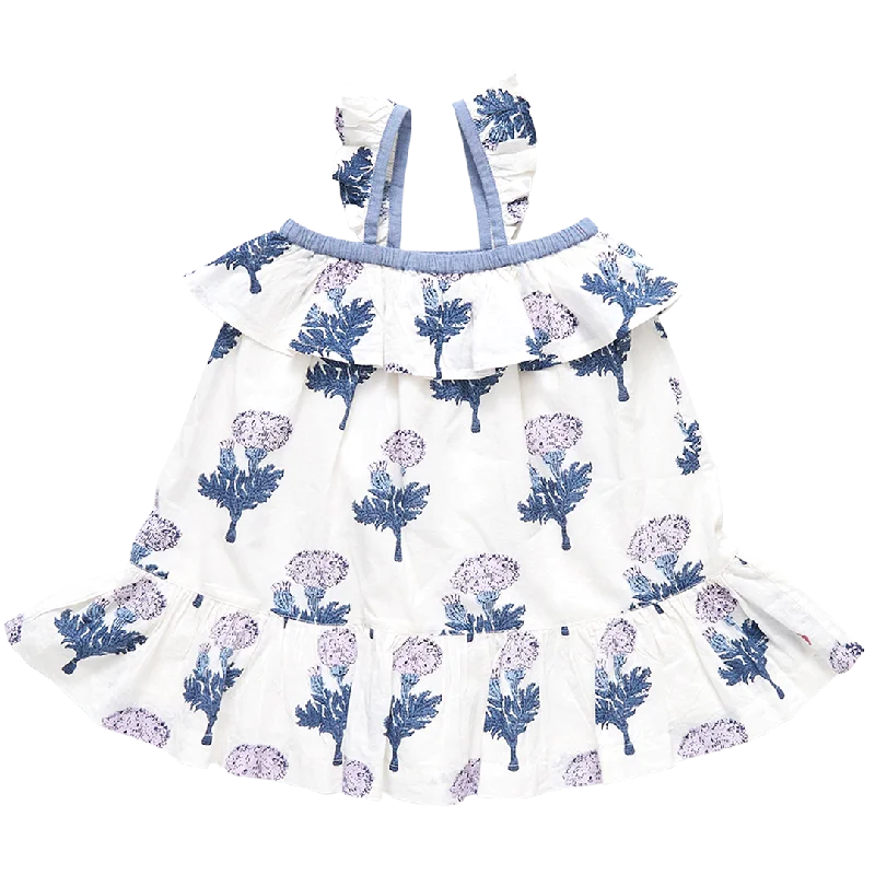 Girls Amalia Dress - Lavender Marigold