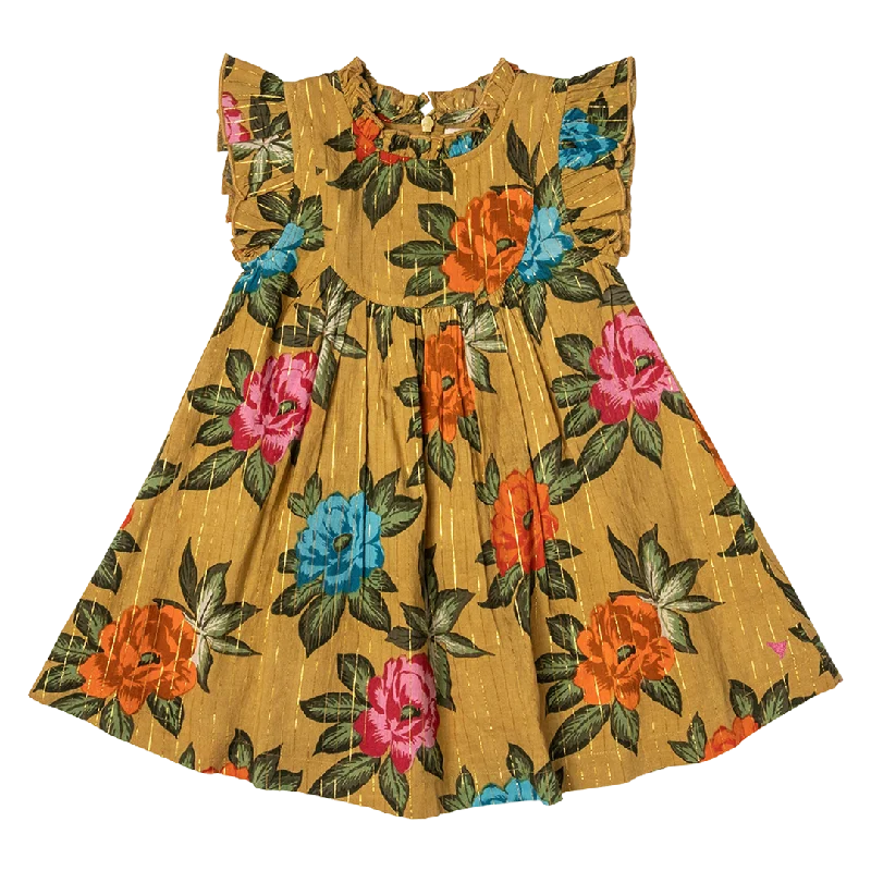 Girls Brayden Dress - Hawaiian Floral