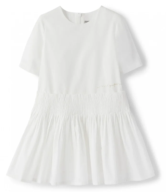 Il Gufo Girls Waisted Dress